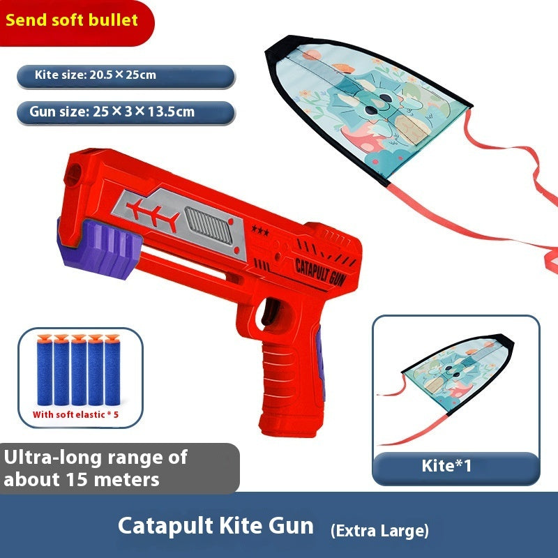 Children's Outdoor Catapult Bubble Plane Launch Gun Toy