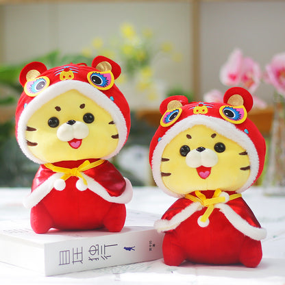 Chinese Style Baby Mascot Doll Little Tiger Plush Toy Fabric Tiger