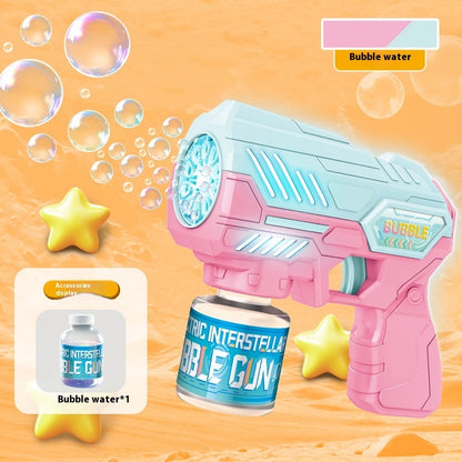 Automatic Toy StarCraft Handheld 10-hole Bubble Gun
