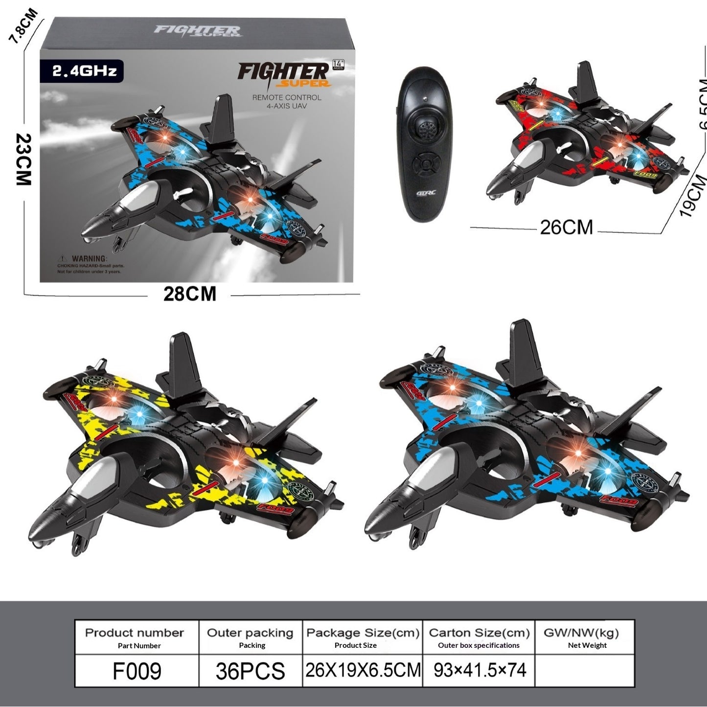 Remote Control Foam Glider Toy For Children