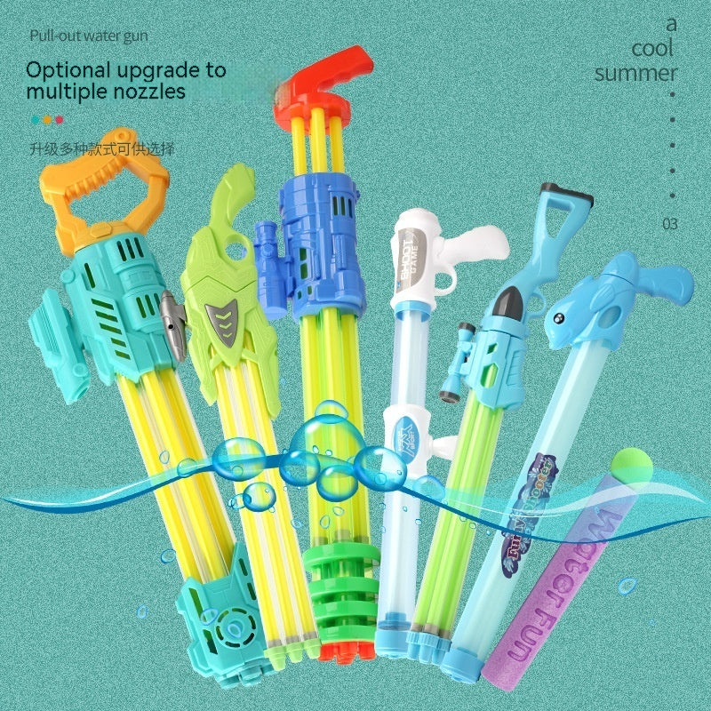 Children's Pull-out Double Grip Water Gun Toy - LJ Enterprise