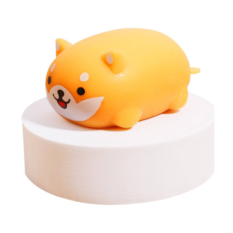 Super Cute Shiba Inu Pinch Lecon Yi Decompression Artifact