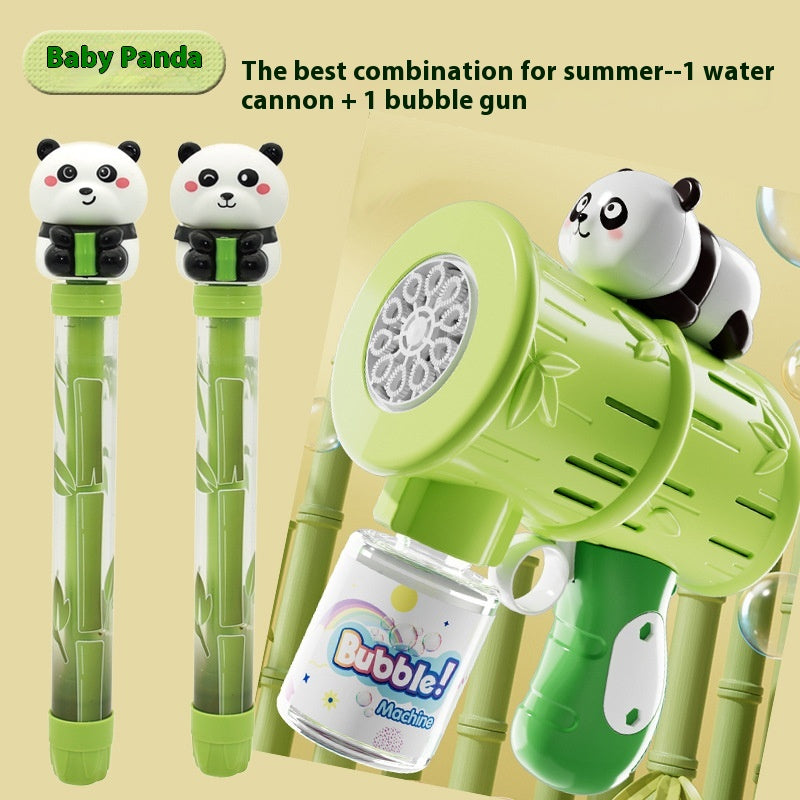 Panda Water Gun Electric Bubble Toy - LJ Enterprise