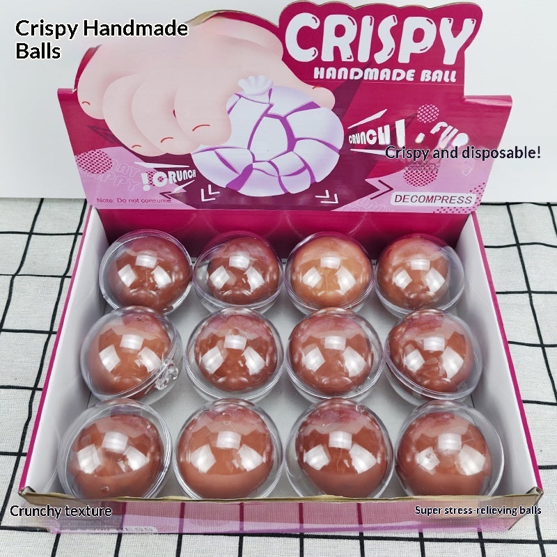 Crispy Squeeze Toy Handmade Ball