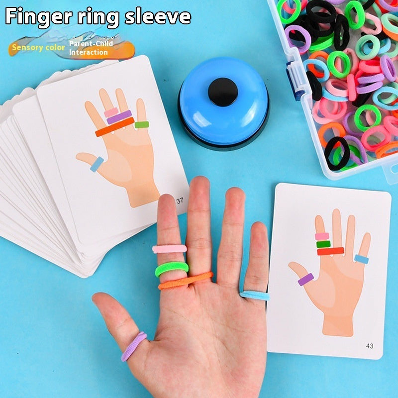 Children's Educational Thinking Training Enlightening Early Education Toy Ring Ferrule