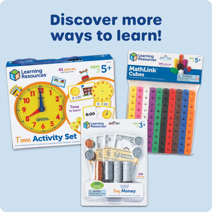 Time Activity Set Time Clock Time Cards about Time, Ages 5+