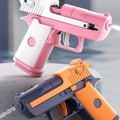 6-color Desert Eagle Water Gun Mechanical Linkage Pressing Rebore Children's Toy - LJ Enterprise