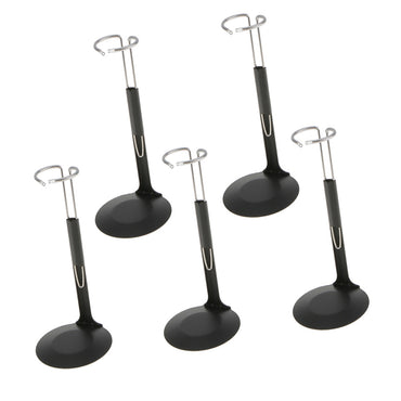 5 Set Action Figure Display Stands C-shaped For 12 Inch Dolls Showcase