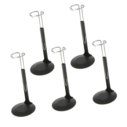 5 Set Action Figure Display Stands C-shaped For 12 Inch Dolls Showcase