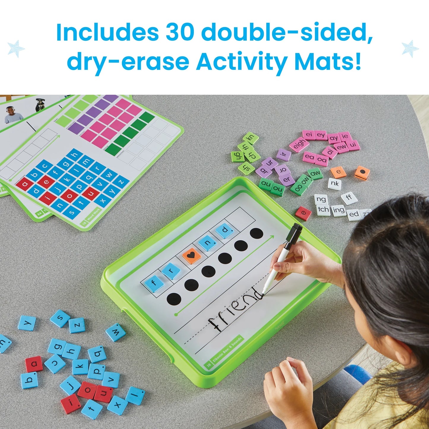 Advancing Phonics Word Work Small Group Set, Elementary Reading Manipulatives, Ages 5+