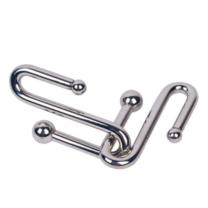 Super Large Steel Ball Puzzle Children's Buckle Toy