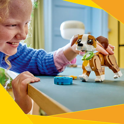 Creator 3 in 1 Cute Animals: Playful Puppy Dog (336 Pieces)