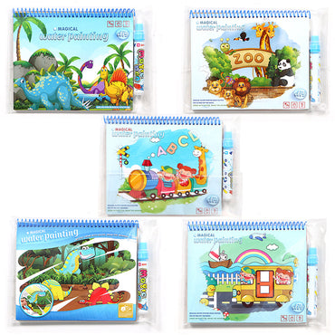 Early Education Clear Water Painting L Digital English Anime Water Album Graffiti Water Painting Book Color Applying Books