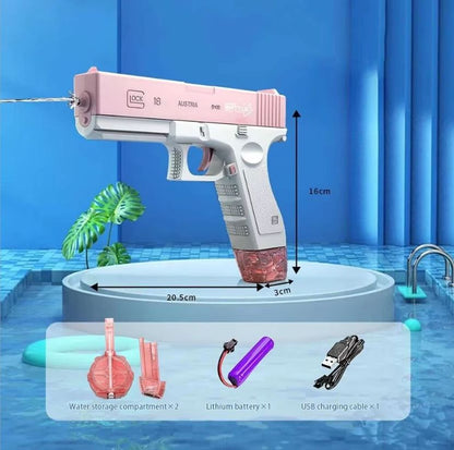 Children's Water Gun - High-Pressure Pull-Back Water Pistol - LJ Enterprise