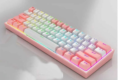 Red Dragon Mechanical Keyboard Hot Swap Axis Rgb Three Mode