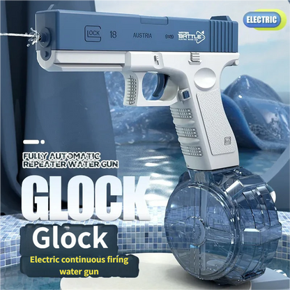 Electric Burst Water Gun Blue Drum Version For Kids 7-14 Years - LJ Enterprise