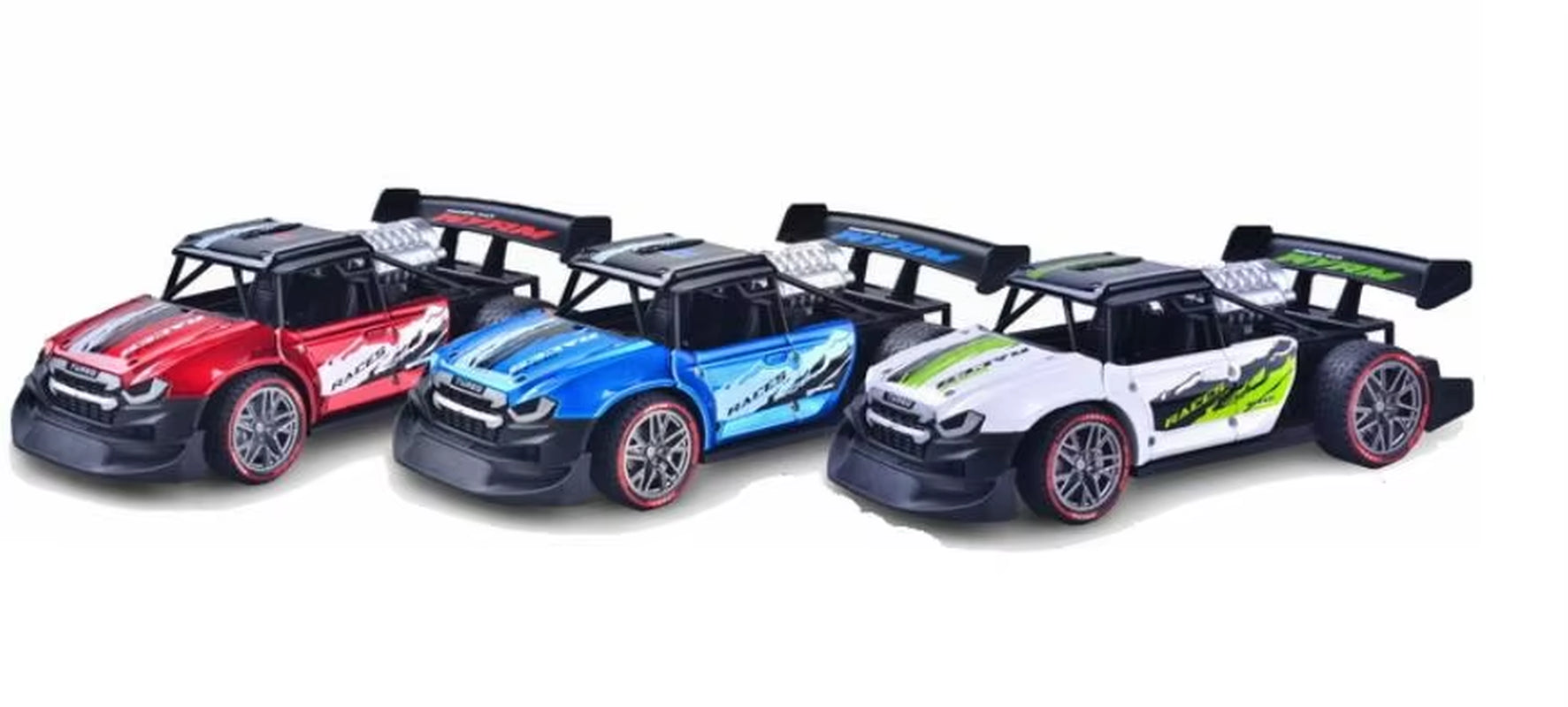 1:16 2.4G High Speed Alloy Remote Control Spray RC Car Toy with Light Wireless Control