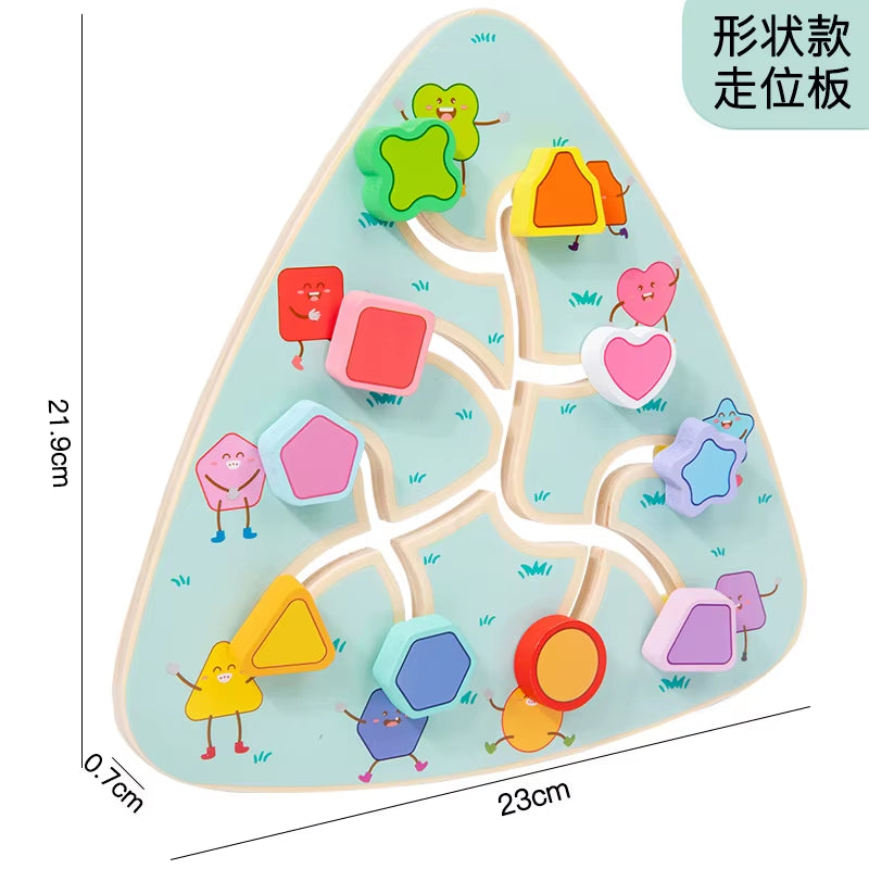 Traffic Walking Maze Toy Numbers Track Maze Activity Board 