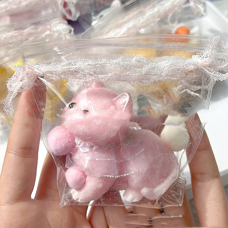 Three-dimensional Cute Pet Cute Cat Squeezing Toy Simulation Stress Relief Toy