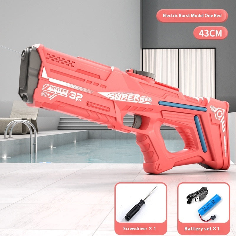 Electric Water Gun Toy Full-automatic Large Capacity Beach Water Playing Toy - LJ Enterprise