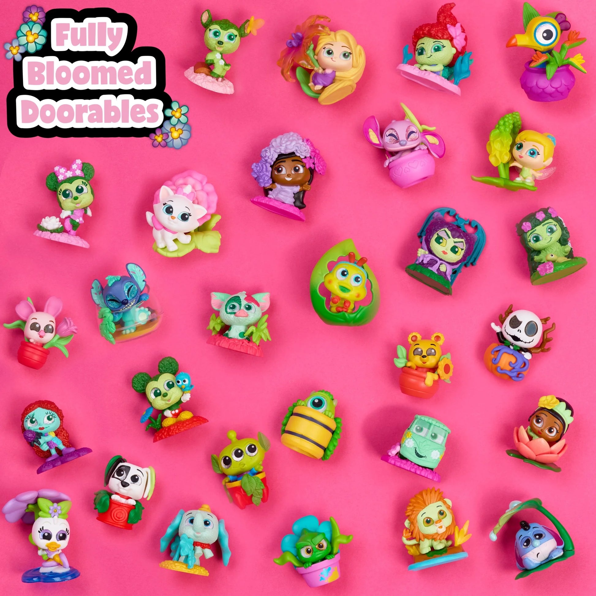 in Full Bloom Multi Peek Series 15 - Mystery Floral Themed Mini Figures, Assemble and Display, Collectible Disney Surprise Toy, for Collectors, Kids Toys for Ages 5 Up