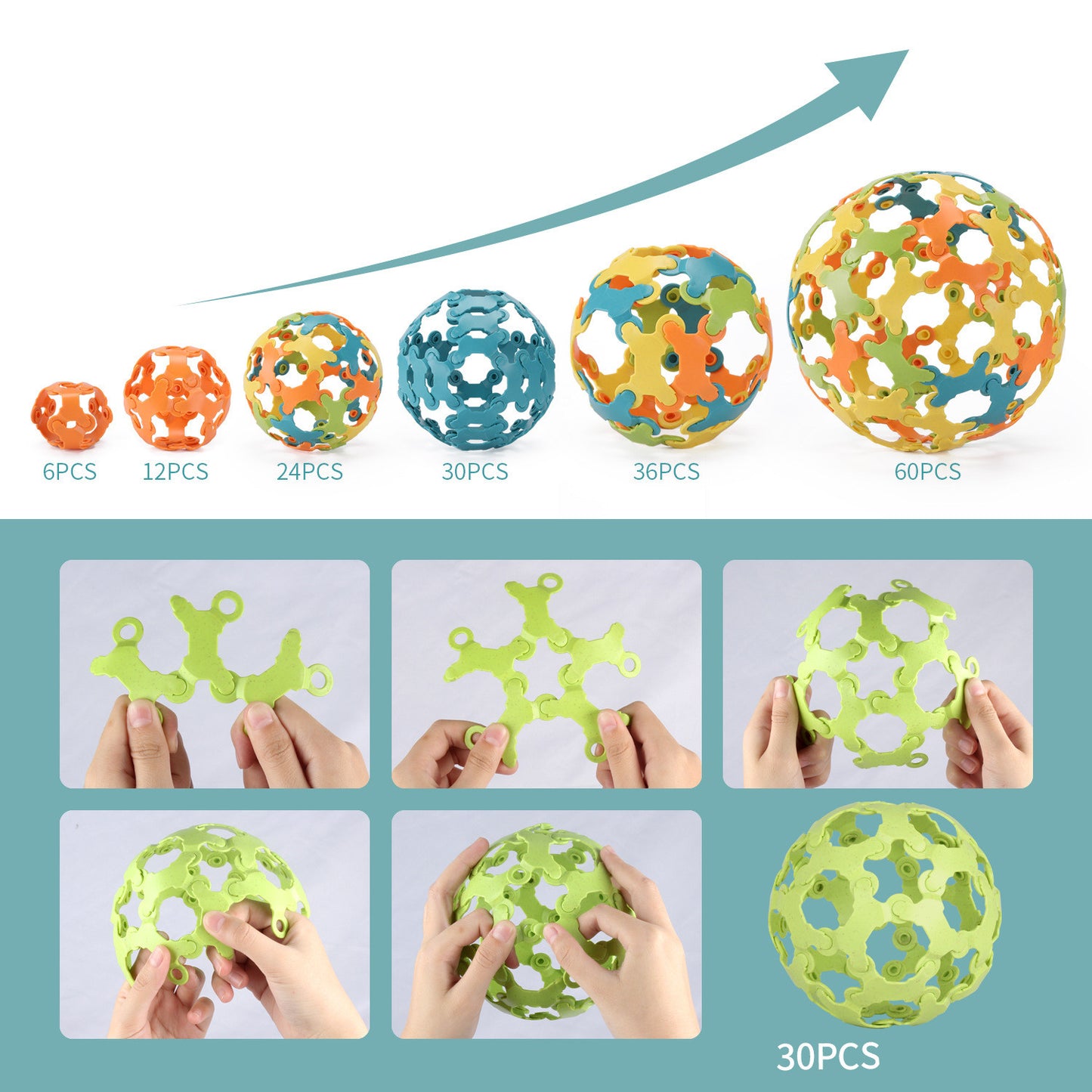 Variety Of Tuo Rice Blocks Puzzle And Insert Toys