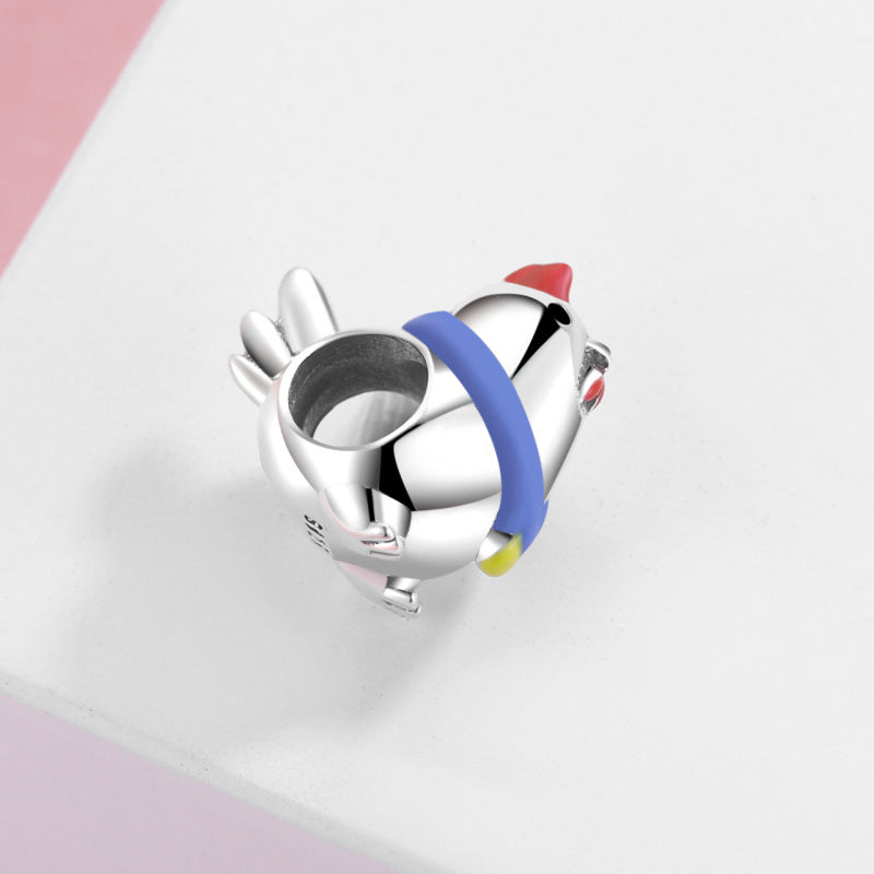 Cartoon Series Beads Pendant CharmS925 Silver Diy Bracelet Accessories Loose Beads - LJ Enterprise