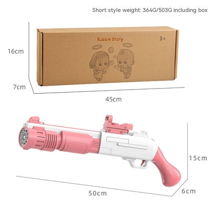 Electric Bubble Gun Children's Automatic Bubble Gatling Outdoor Toy