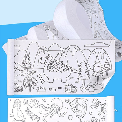 3 M Super Long Children's Graffiti Scroll Enlightenment Puzzle