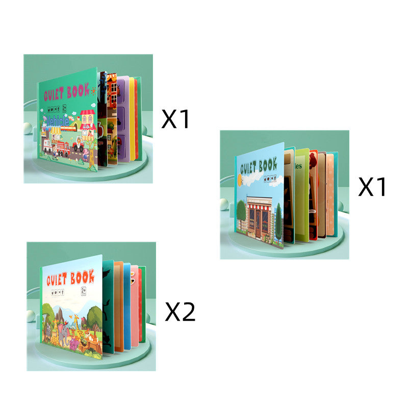 Children's Educational Wooden Books To Read