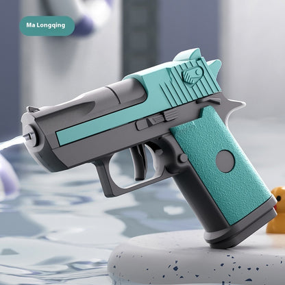 6-color Desert Eagle Water Gun Mechanical Linkage Pressing Rebore Children's Toy - LJ Enterprise