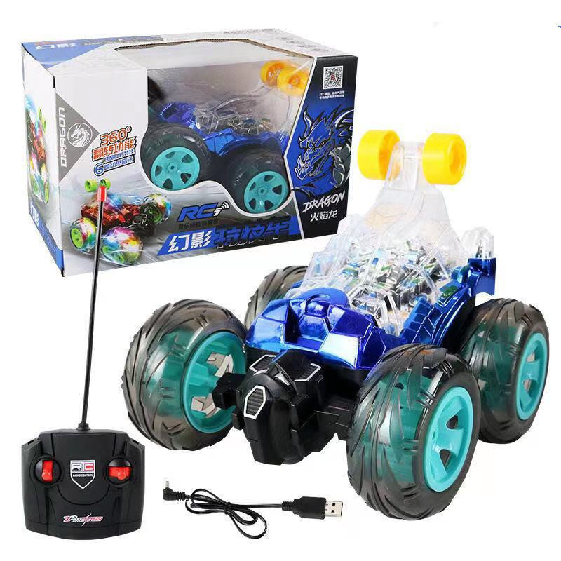 Children's Remote Control Dumper Stunt Car Toy