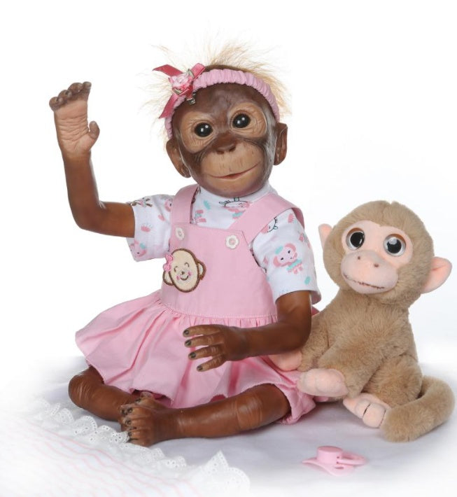 Fashion Toys New Cute Twin Monkey Dolls