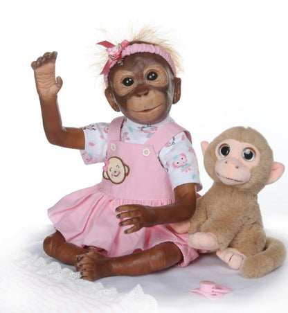 Fashion Toys New Cute Twin Monkey Dolls