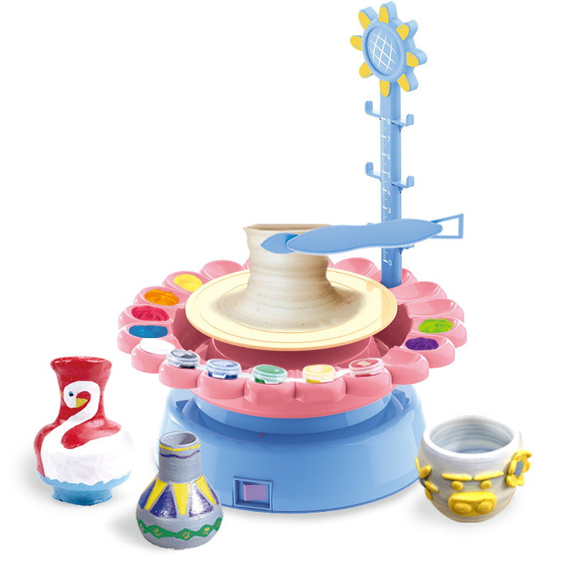 Electric Pottery Clay Machine Tools Pottery Art Machine Children's Toy Set - LJ Enterprise
