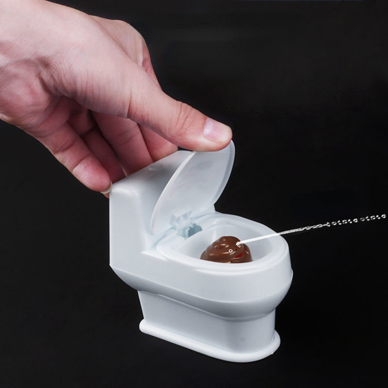 Spoof Funny Objects Small Toy Squirt Toilet For Whole Person Prank Water Gun - LJ Enterprise