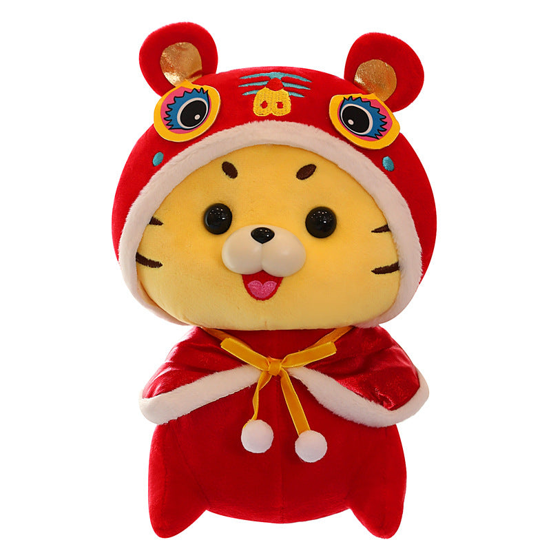 Chinese Style Baby Mascot Doll Little Tiger Plush Toy Fabric Tiger