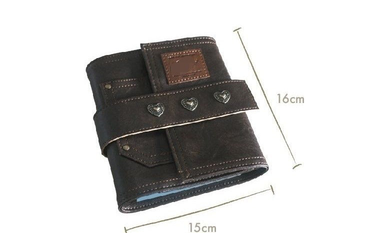 Creative Retro Leather Buckle Notebook