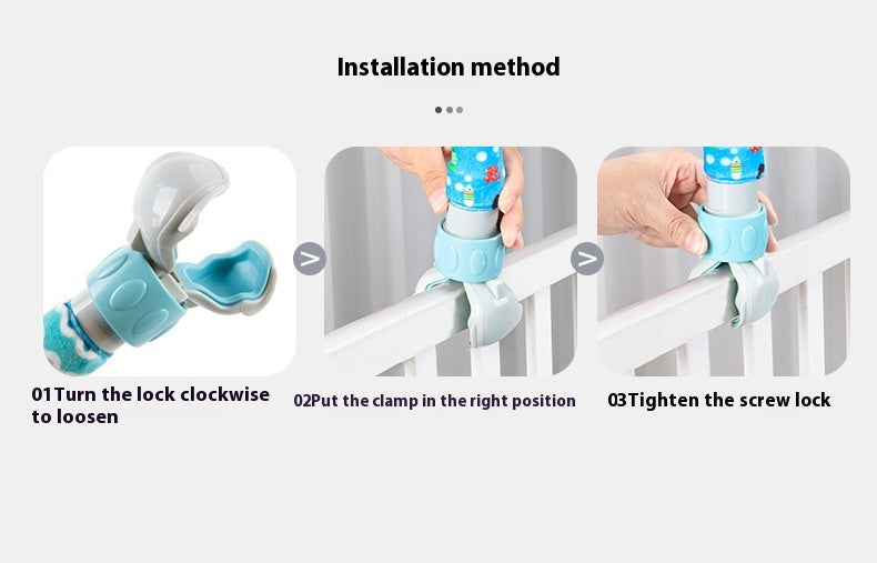 Baby Hanging Bed Bell Rattle Newborn Children's Bed Clip Car Clip Ornaments Baby Comfort Toy