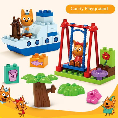 Educational Assembling Puzzle Play House Toys