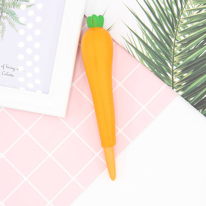 Compatible with Apple , Vent Pen Pressure Pen Creative Cartoon Soft Students Use Pinch Pen Cute Super Cute Gel Pen Decompression Pen