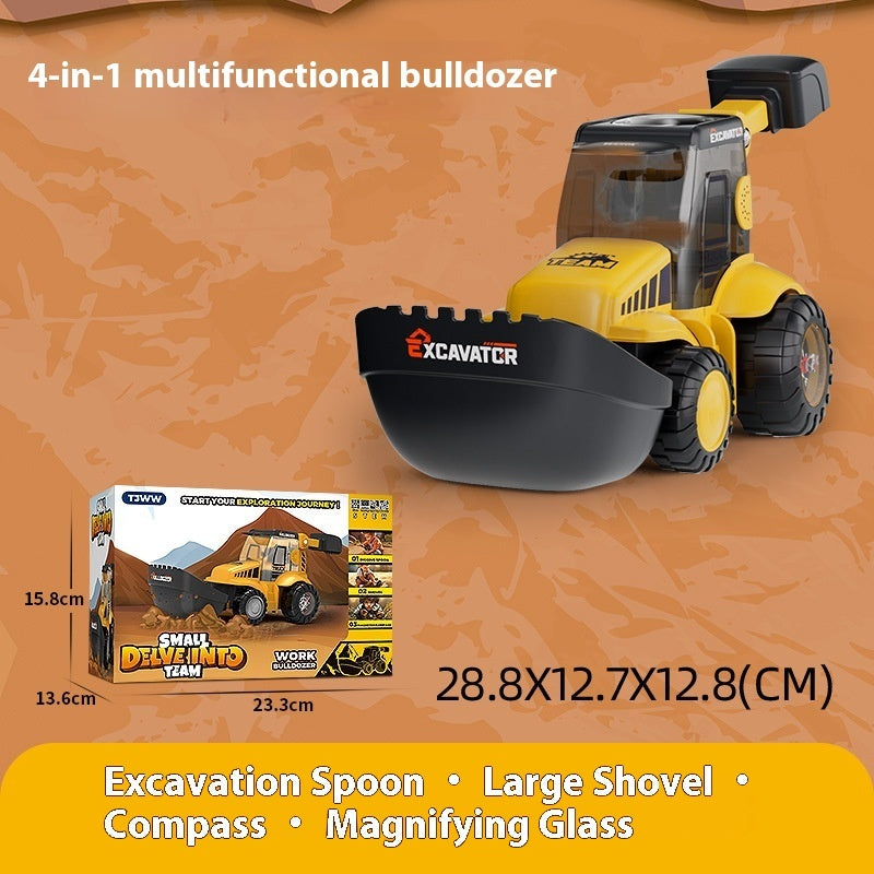 Outdoor Microscope 4-in-1 Construction Vehicle Off-road Vehicle Periscope Submarine Water Gun - LJ Enterprise