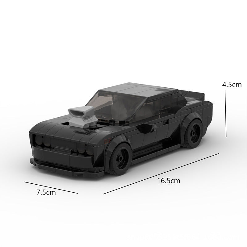 Building Blocks Compatible With 8 Grid Super Racing Cars