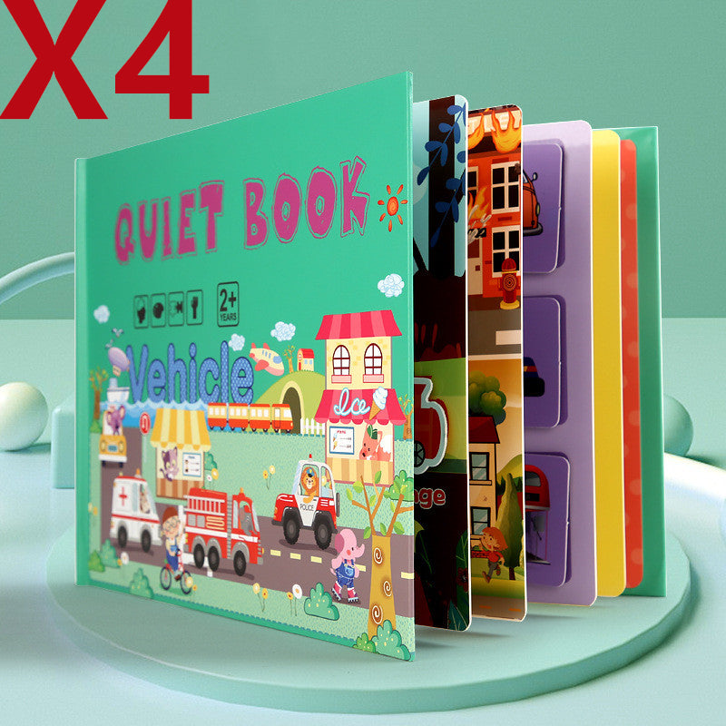 Children's Educational Wooden Books To Read