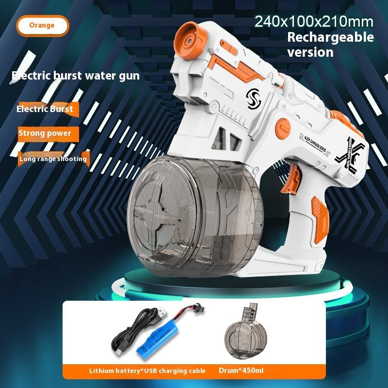 Electric Water Gun Toy Full-automatic Large Capacity Beach Water Playing Toy - LJ Enterprise