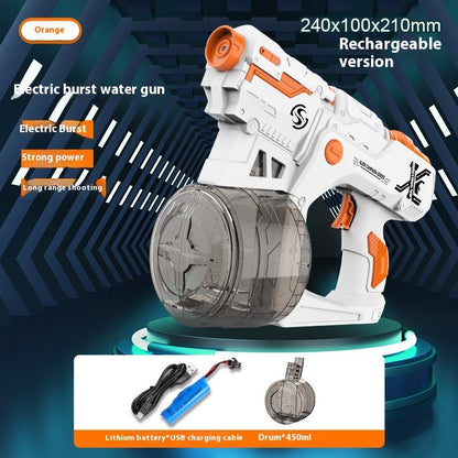 Electric Water Gun Toy Full-automatic Large Capacity Beach Water Playing Toy - LJ Enterprise