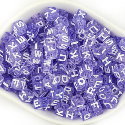 A Variety Of Acrylic Letter Beads Diy Bracelet Accessories Loose Beads - LJ Enterprise