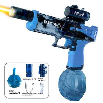 New Ice Mouse Ice Explosion Electric Water Gun Children's High-speed Continuous Hair Linkage Reloading Large Capacity Water Pistols Toy - LJ Enterprise