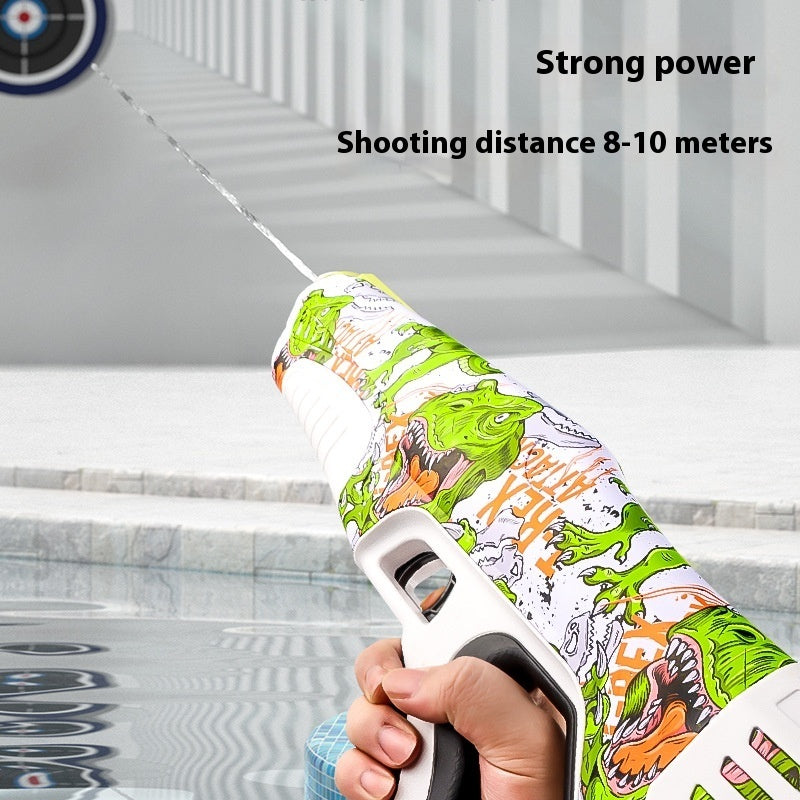 Dinosaur Electric Water Gun Waterproof Automatic Water-absorbing Water-playing Toy - LJ Enterprise