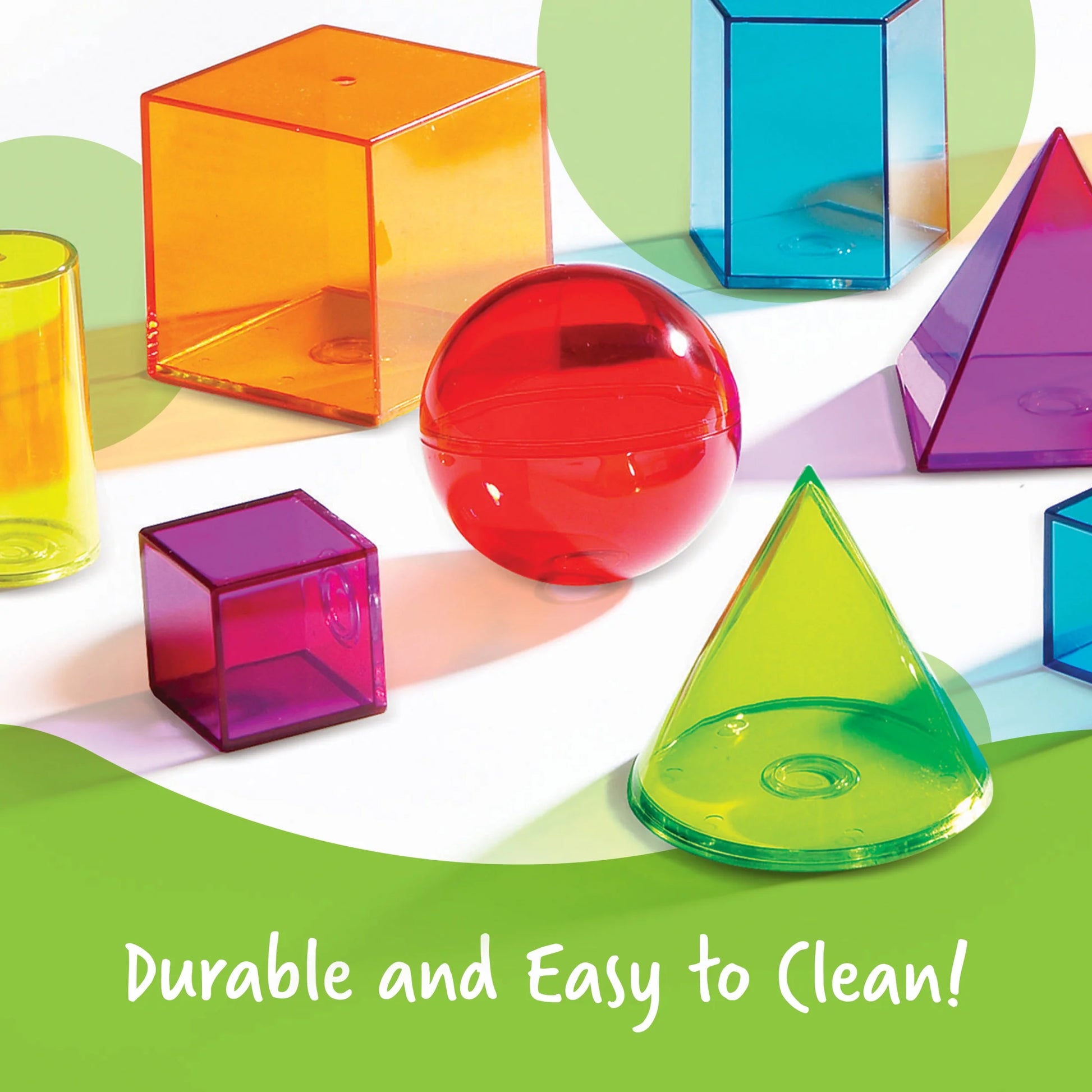 View-Thru Geometric Solids Classroom Must Haves, Ages 8+